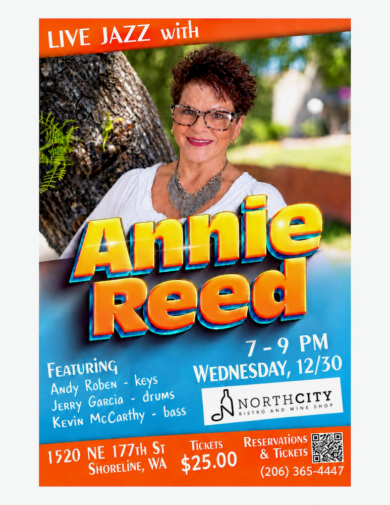 WEDNESDAY - DECEMBER 30th Annie Reed