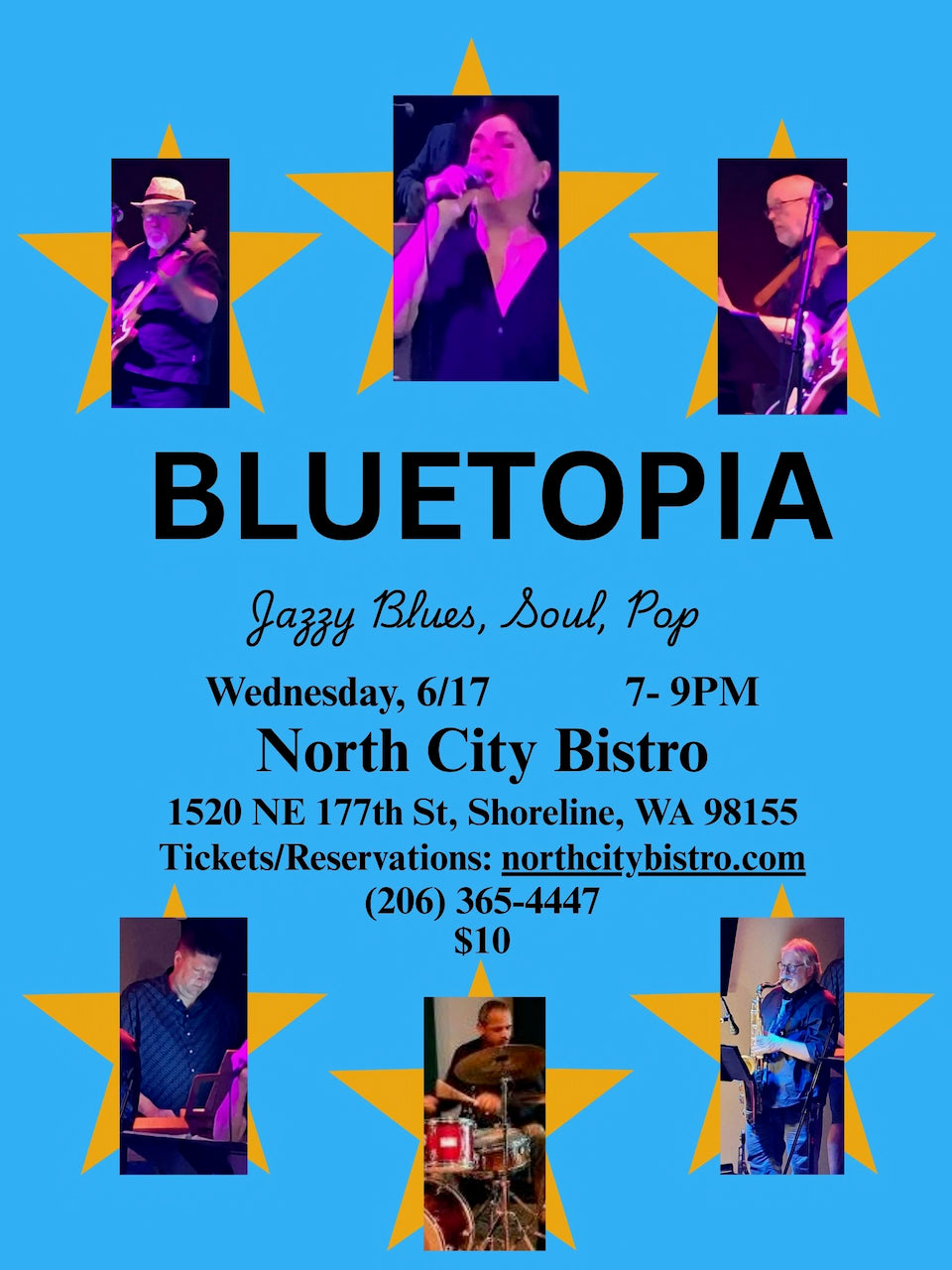 WEDNESDAY - JUNE 17th - Bluetopia