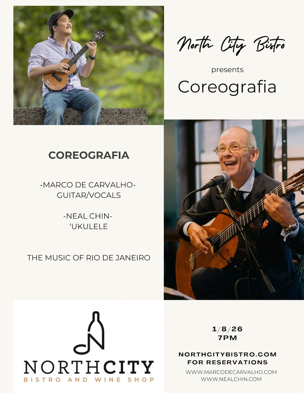 THURSDAY - JANUARY 8th - Coreografia - Marco de Carvalho & Neal Chin
