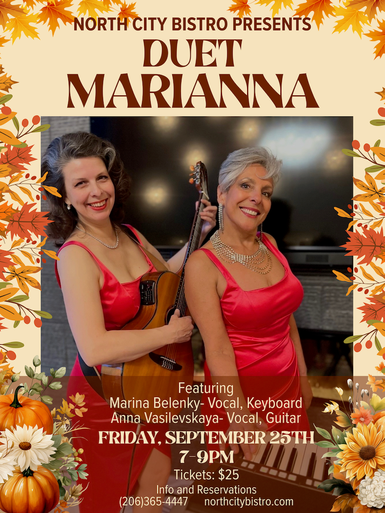 FRIDAY - SEPTEMBER 25th - Duet Marianna