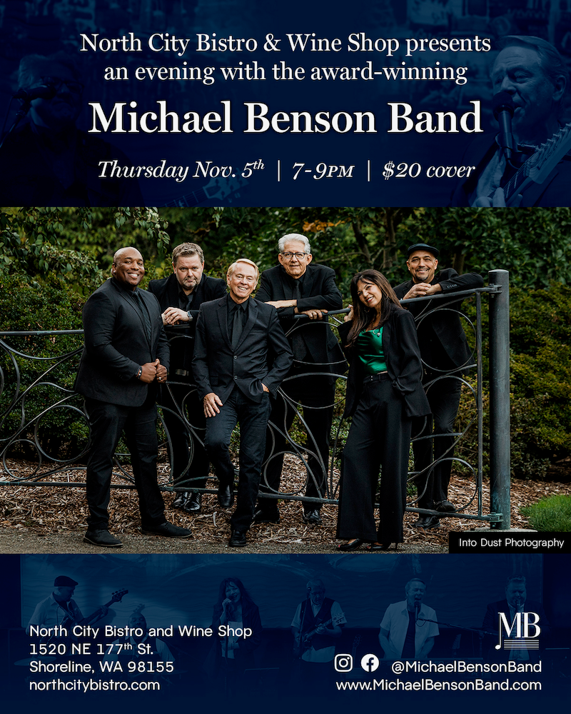 THURSDAY - NOVEMBER 5th - Michael Benson Band