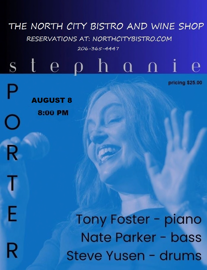 SATURDAY - AUGUST 8th- Stephanie Porter