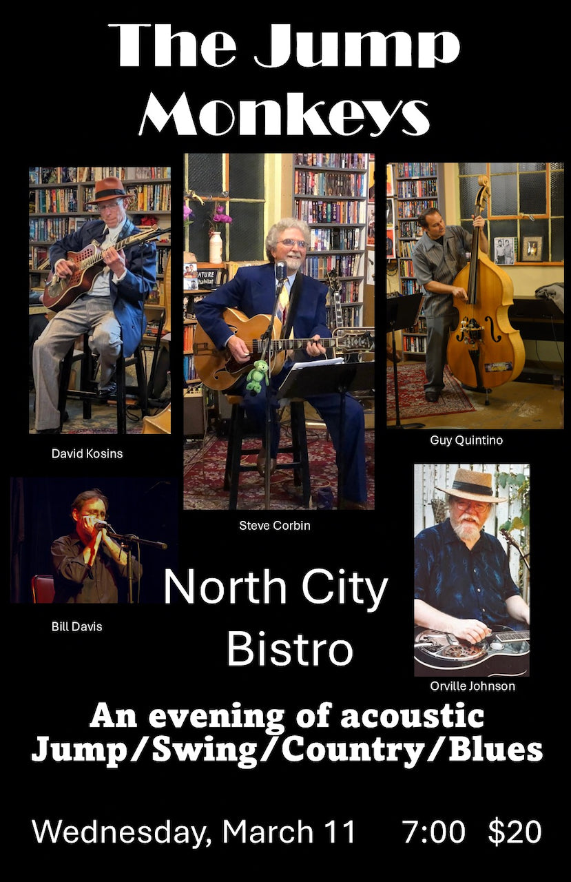 WEDNESDAY - MARCH 11th - The Jump Monkeys